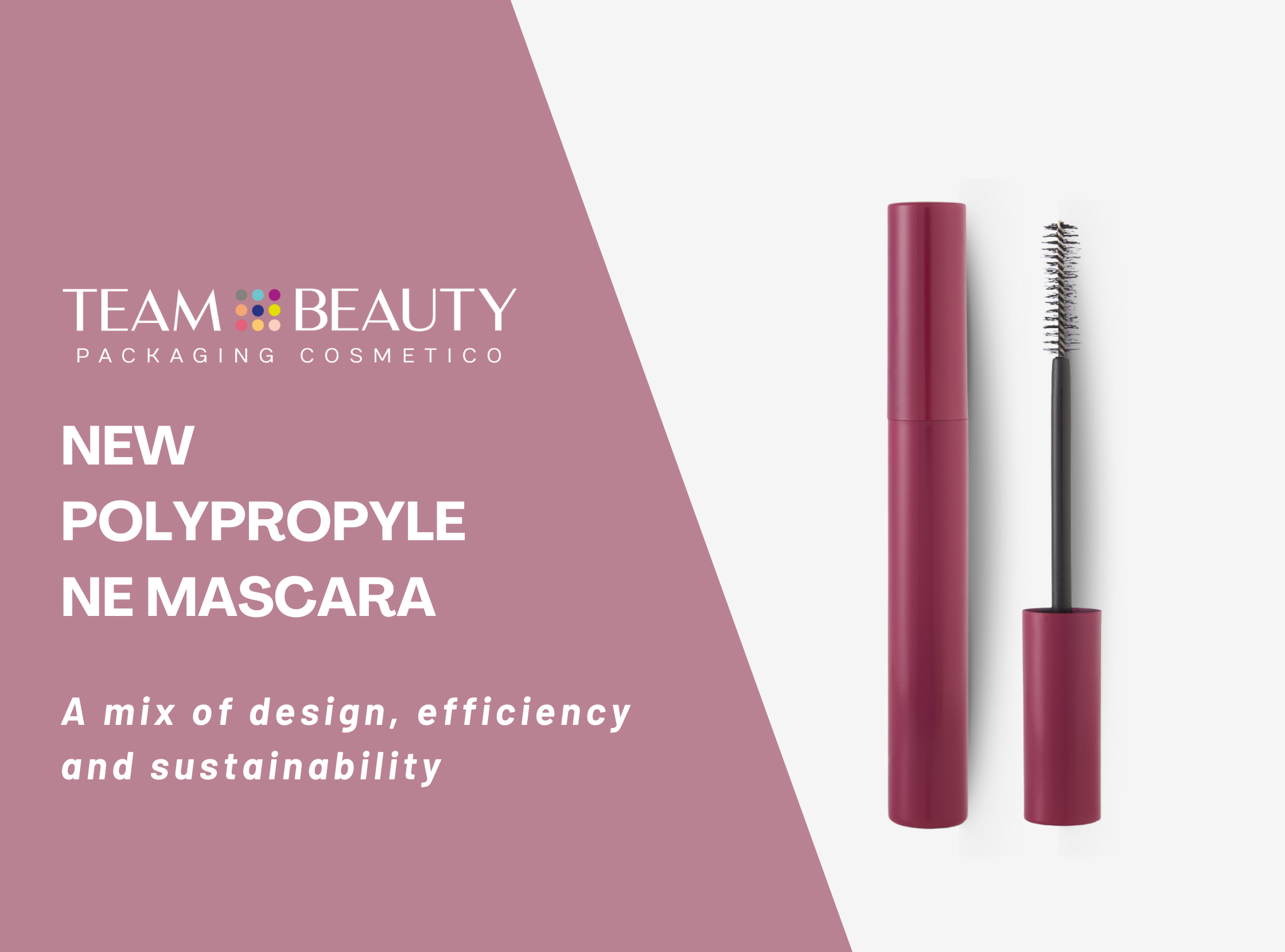 New polypropylene mascara: a blend of design, performance, and sustainability