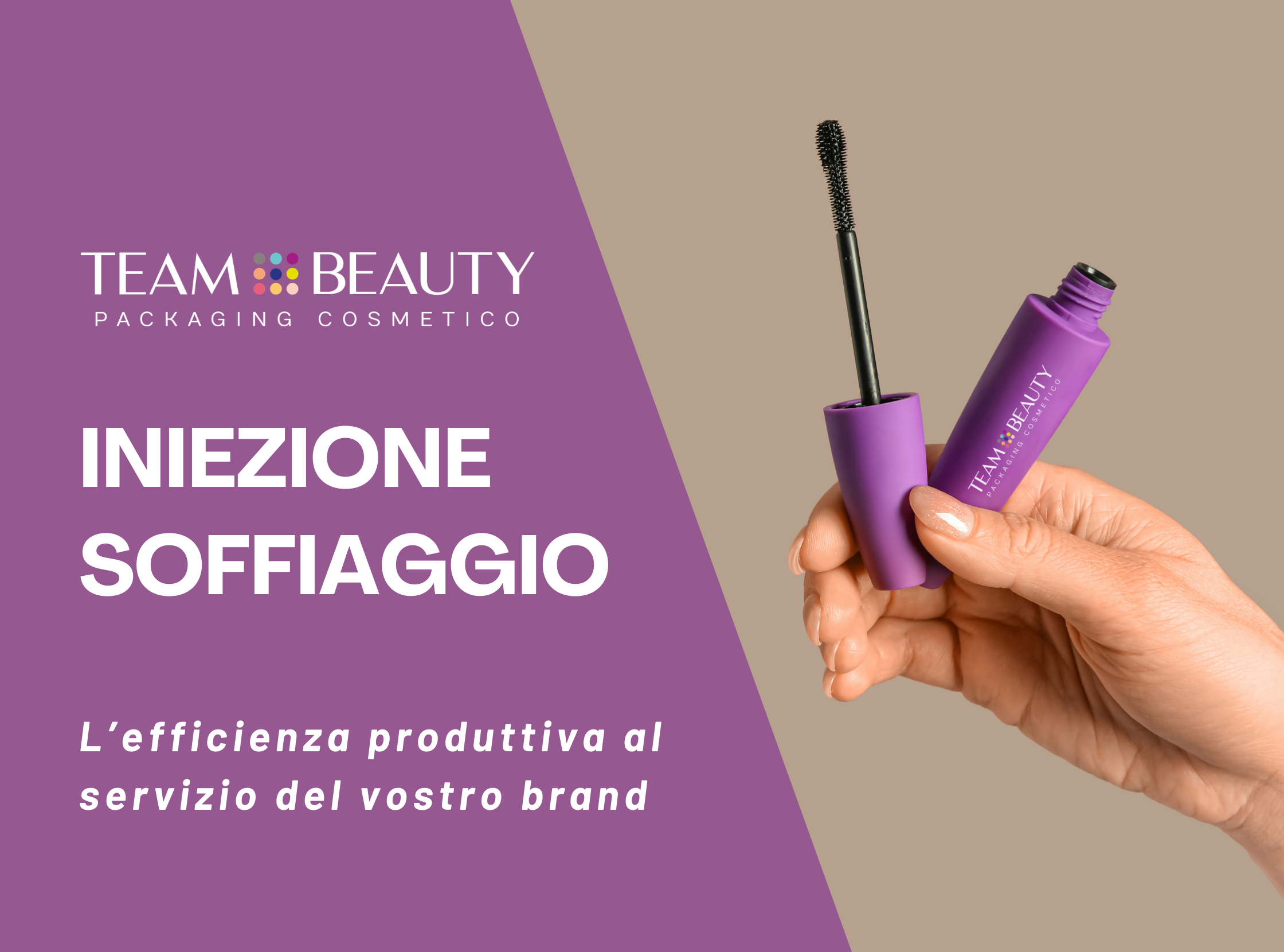 Iniezione Soffiaggio: l’efficienza produttiva al servizio del vostro brand