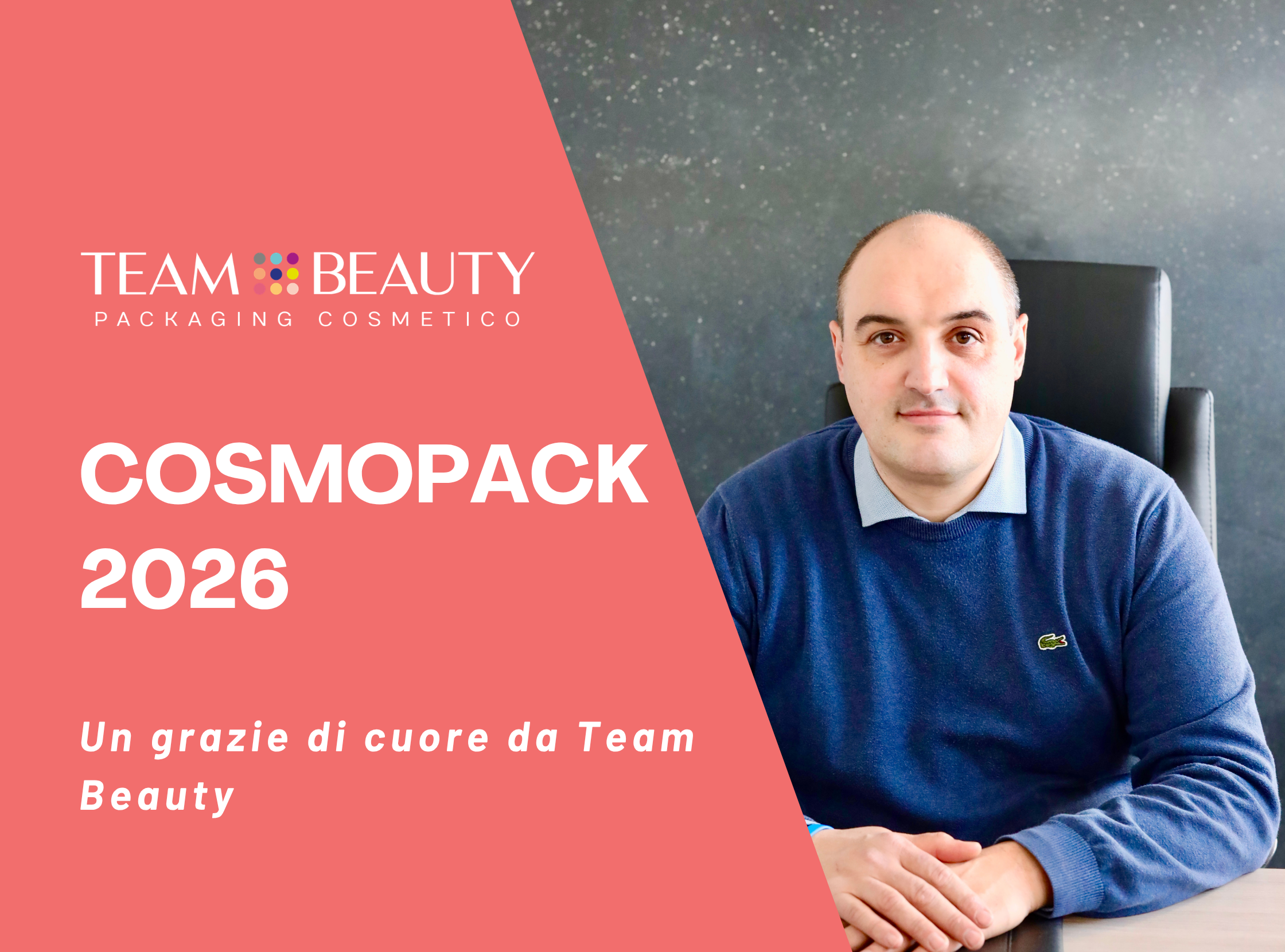 CosmoPack 2026: un grazie di cuore da Team Beauty
